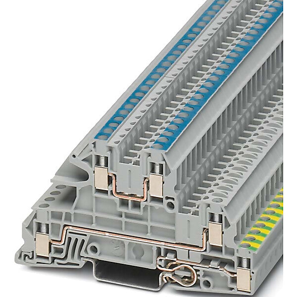 Phoenix Contact Installationsetagenklemme 0,2-4qmm 5,2mm gr UTI 2,5-PE/L/N